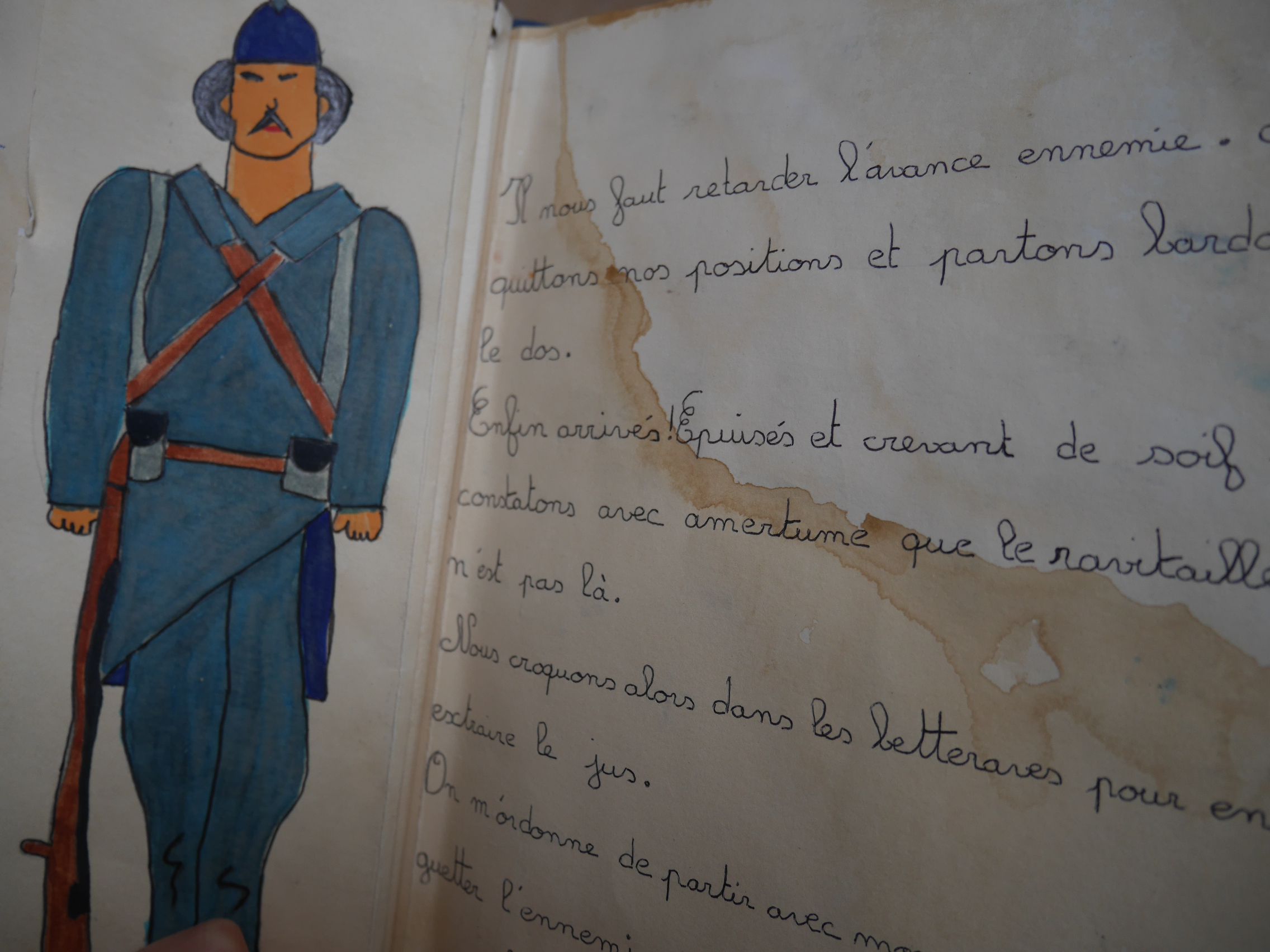 Extrait du carnet lauréat du 1er prix national de la 11ème édition (2016-2017) de l’école Notre-Dame de Bapaume (62)